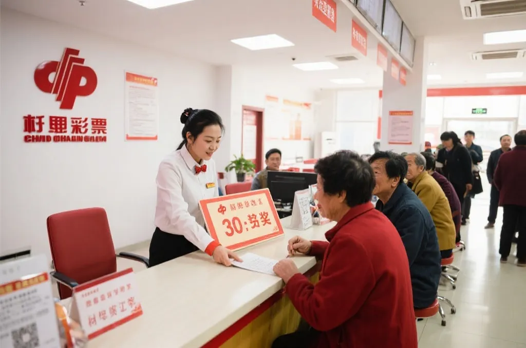 福彩中心大厅兑奖流程指引